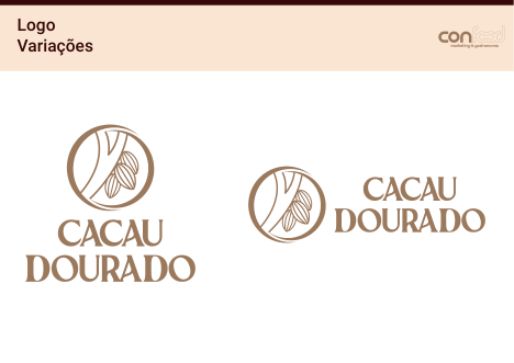 Cacau Dourado Logo