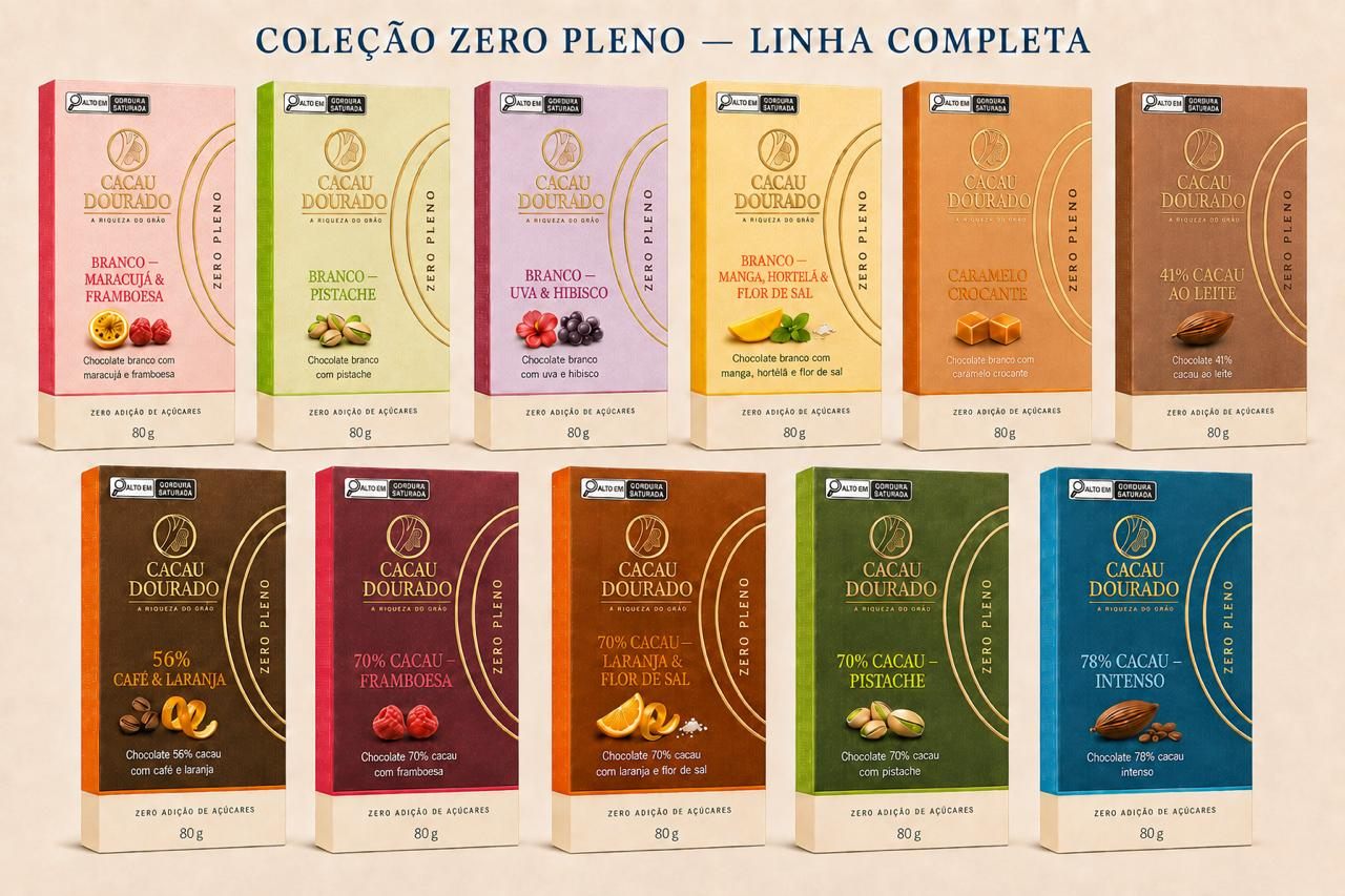 Linha Zero Pleno Cacau Dourado